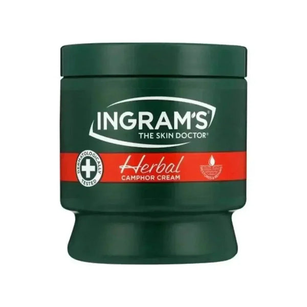 Ingrams Camphor Cream green 450ml for soothing hydration and skincare relief