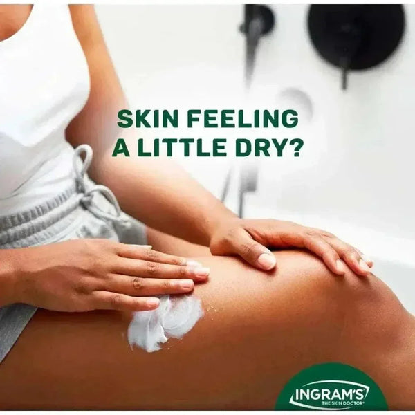 Ingrams Camphor Cream 450ml white jar soothing skin moisturizing treatment