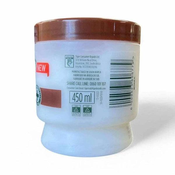 Ingrams Camphor Lotion Moisture Coconut 450ml bottle with brown cap, dermatologist-tested for dry skin hydration.