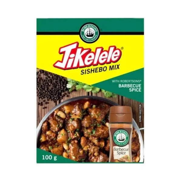 Jikelele Sishebo Mix Barbecue Spice 100g pack with smoky herb and spice blend for grilling and roasting