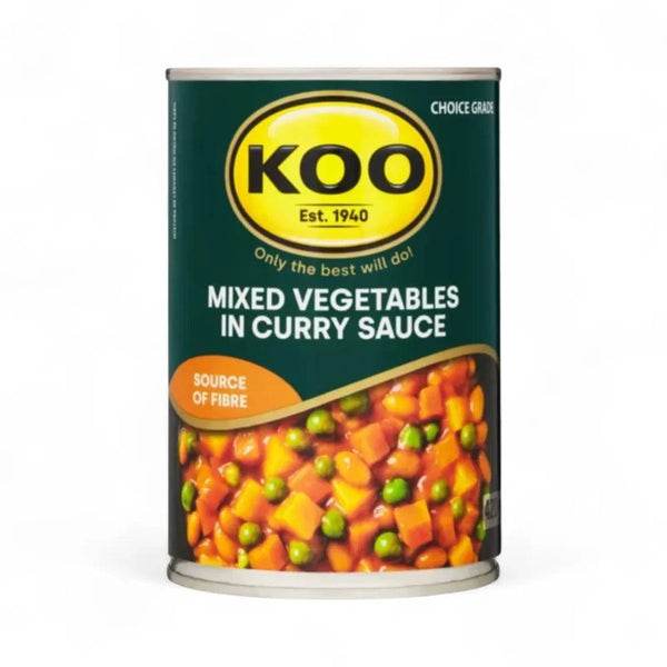 Koo Mixed Vegetables in Curry Sauce 420g can.