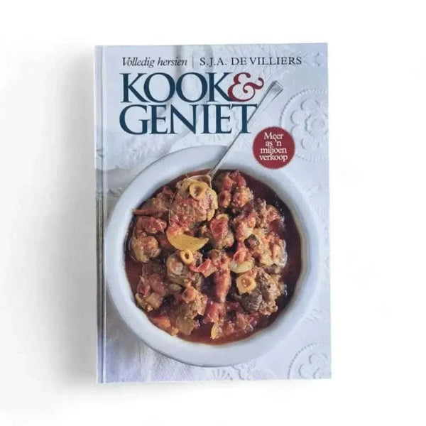 Kook en Geniet recipe book South African classic with over 700 recipes in Afrikaans and English