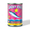 Luckystar Pilchards in Hot Chilli Sauce 400g can with vibrant packaging design.