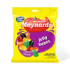 Maynards Fruit Jelly Beans 100g pack with colorful, candy-coated chewy jelly beans made with real fruit juice