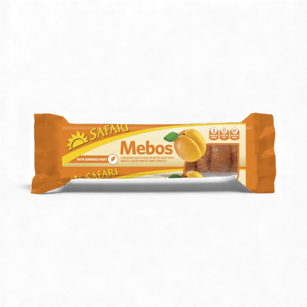 Safari Mebos Croquette 250g sun-dried apricot snack bar gluten-free low fat fiber-rich