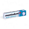 Mentadent P Toothpaste Microgranules 100ml tube with clinically proven fluoride formula for plaque removal.
