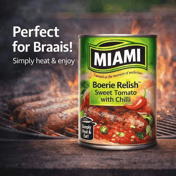 Miami Boerie Relish Sweet Tomato with Chilli product graphic