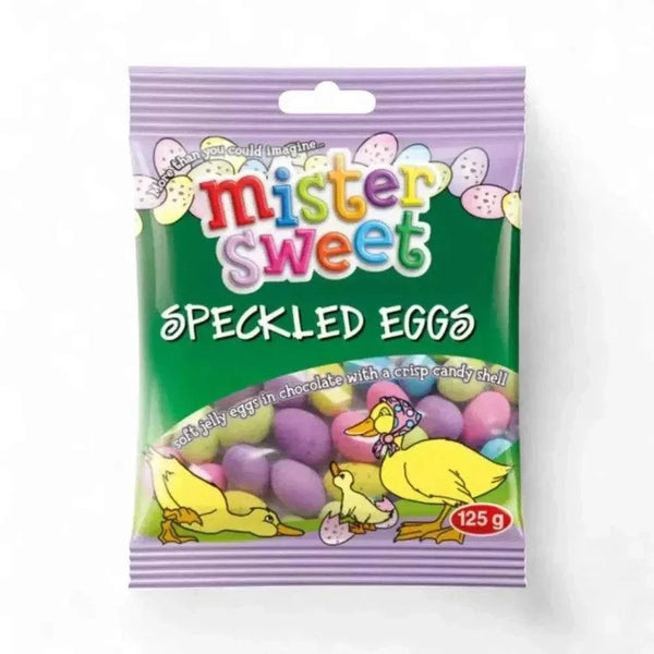 Mister Sweet Speckled Eggs 125g packaging