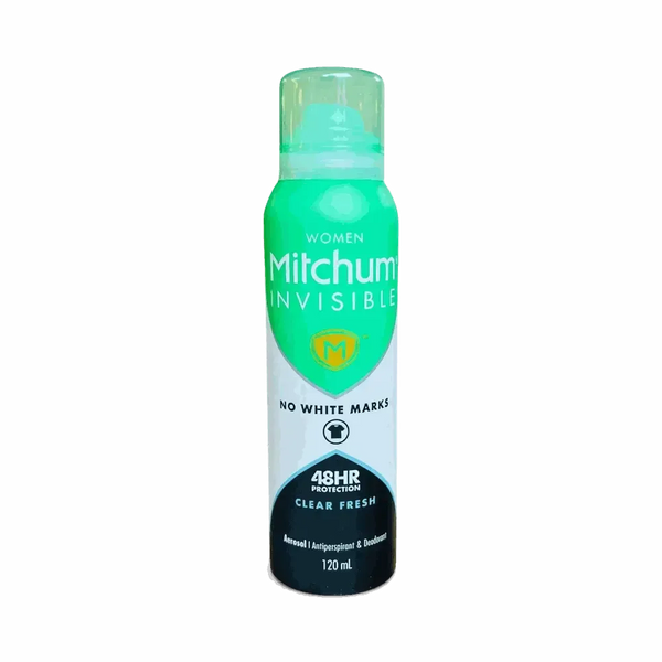 Mitchum Invisible Women Deodorant 120ml bottle