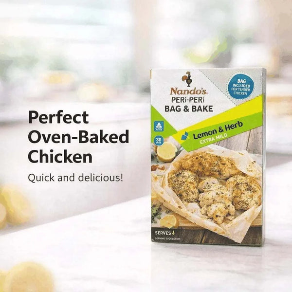 Nando's Peri-Peri Bag & Bake Lemon & Herb - 20g Facebook Ad