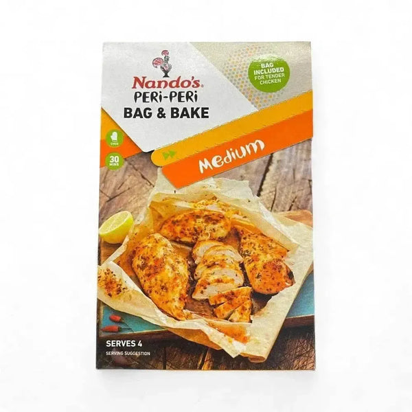 Nando's Peri-Peri Bag & Bake Medium seasoning and cooking bag for oven-baked chicken