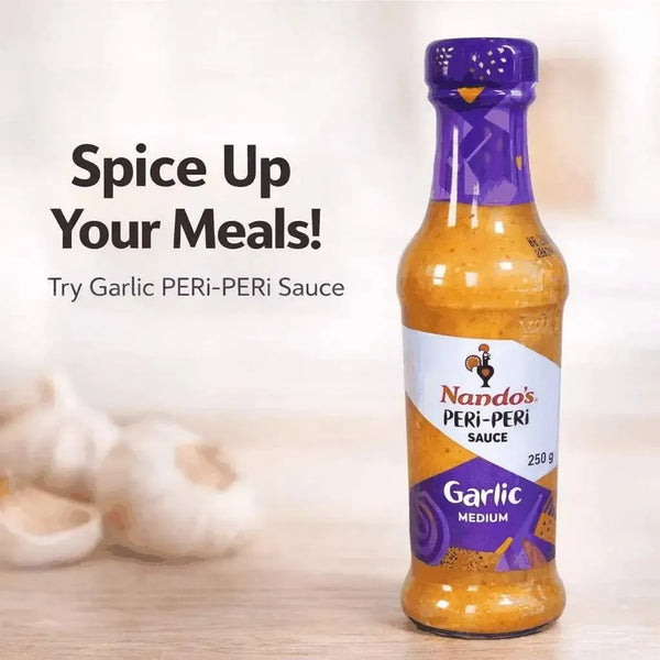Nando's Peri-Peri GARLIC MEDIUM Sauce - 250g Facebook Ad