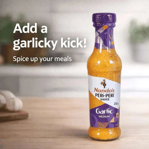 Nando's Peri-Peri GARLIC MEDIUM Sauce - 250g Facebook Ad
