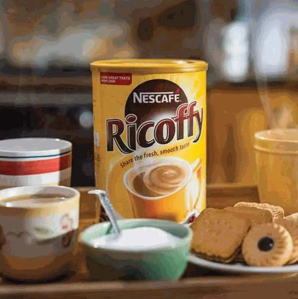 Nescafé Ricoffy 750g soluble chicory and coffee granules tin, South African favorite blend