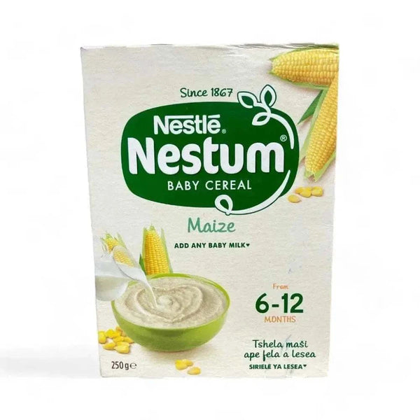 Nestlé Nestum Baby Cereal Maize 200g packaging for infants 6-12 months
