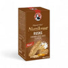 Bakers Nuttikrust Caramelised Oats Flavour Rusks 450g box with caramelized oat pieces and wheat illustrations