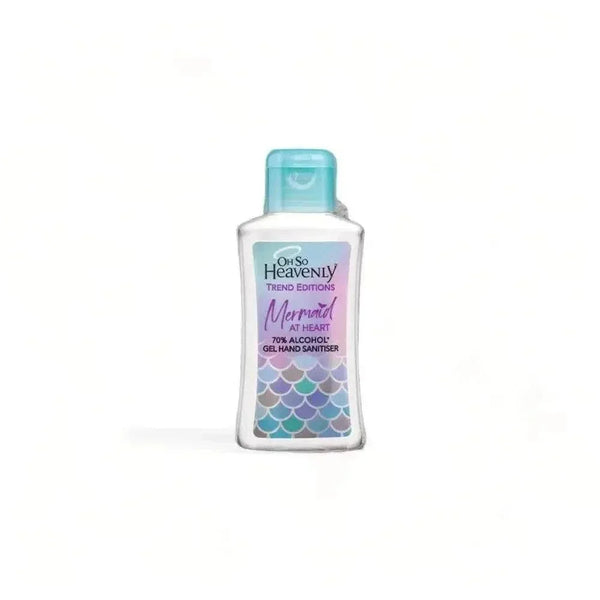 Oh So Heavenly Mermaid at Heart Gel Hand Sanitiser 90ml bottle with pomegranate and rosehip oil ingredients
