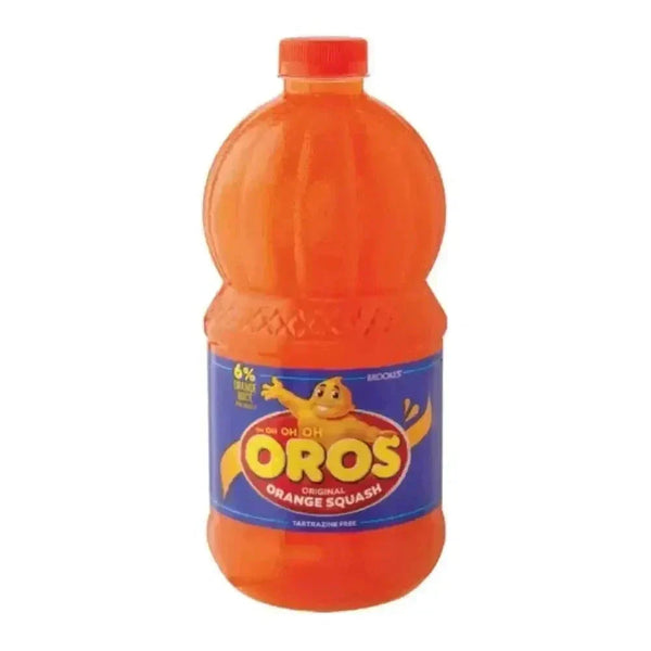 Brookes Oros Orange 2 litre bottle with real orange juice and resealable cap