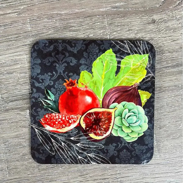 Coasters - Pomegranate & Fig (Set of 4) - Something From Home - South African Shop