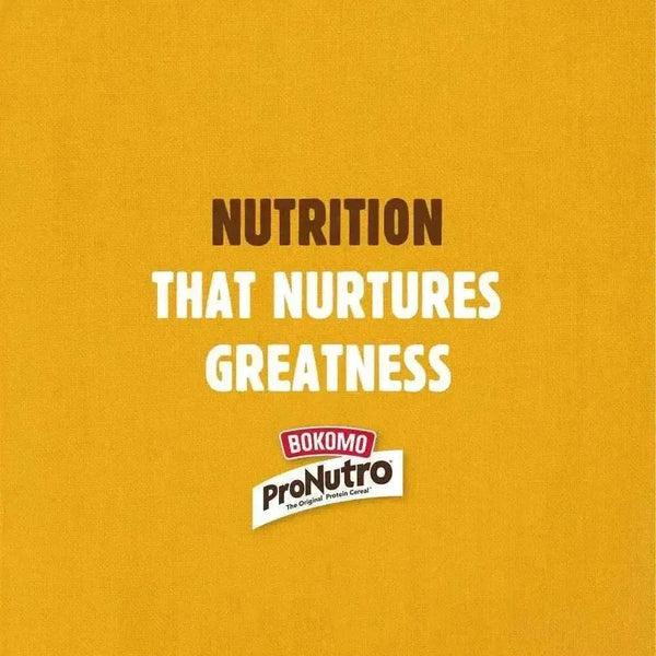 Bokomo ProNutro Original 500g protein cereal with vitamins and minerals packaging