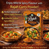 Rajah Curry Powder 50g pack with mild and spicy authentic Indian spice blend for curries and marinades
