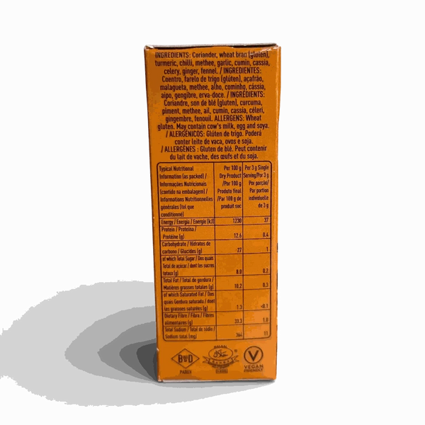 Rajah Curry Powder Mild and Spicy 50g pack with authentic Indian spice blend for curries and marinades