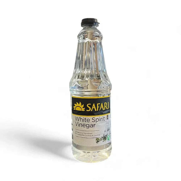 Safari White Vinegar - 750ml bottle for cooking, cleaning, and pickling.