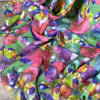 Neck Scarf - Silk Feel Green with Multicoloured Bubbles - Something From Home - South African Shop