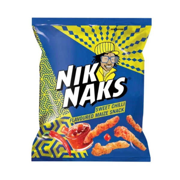 Simba Nik Naks Sweet Chilli Flavoured Maize Snack 135g from South African Shop in New Zealand – Something From Home.