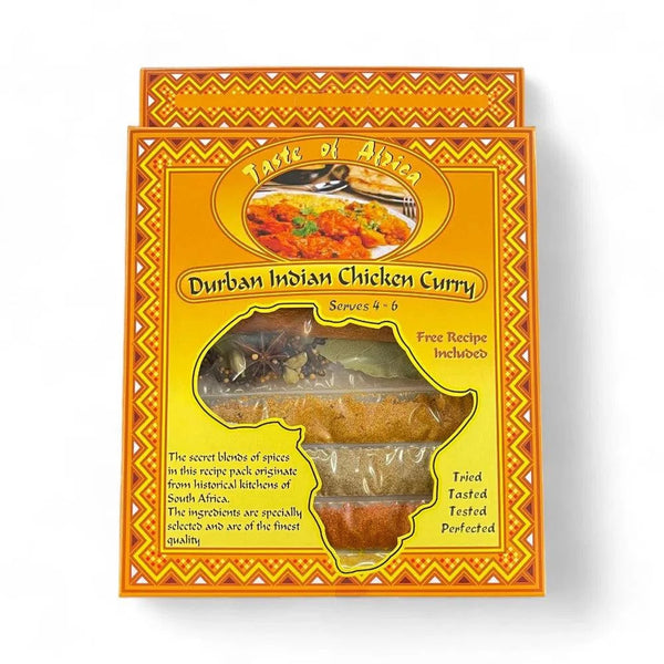 Taste of Africa - Durban Indian Chicken Curry - 60g from South African Shop in New Zealand – Something From Home.