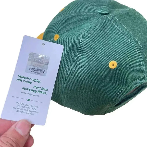 Springbok Cap with stylish Springbok design, lightweight and comfortable for outdoor use