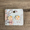 Stud Earrings - Peach Face - Something From Home - South African Shop