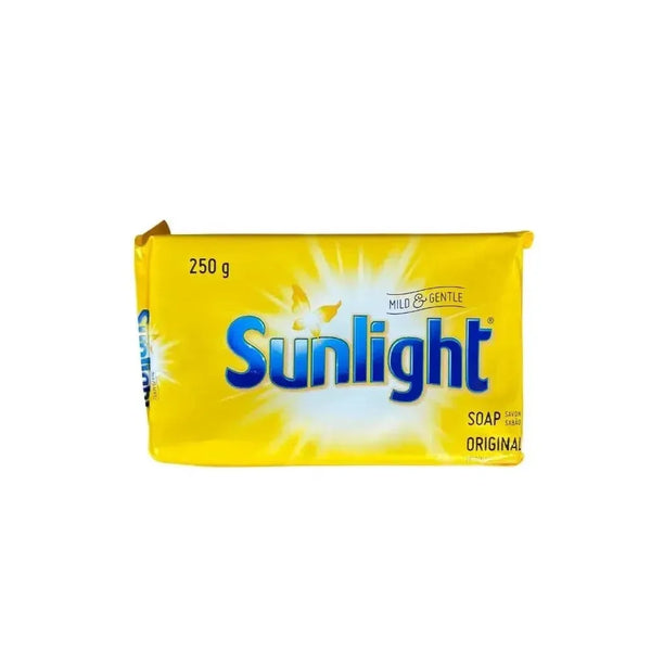 Sunlight Soap Slab 250g bar with natural ingredients for eco-friendly cleaning