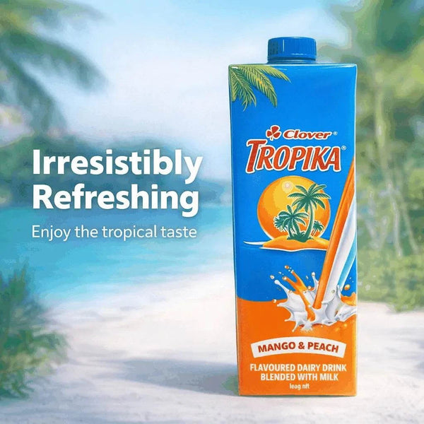 Tropika Flavoured Dairy Fruit Mix - Mango & Peach - 1 Litre Facebook Ad