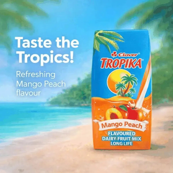 Tropika Mango and Peach Dairy Fruit Mix 200ml promotional image