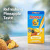 Tropika Pineapple Dairy Fruit Mix carton in a tropical scene