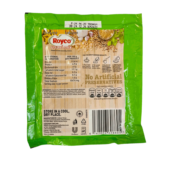 Royco Usavi Mix Chicken flavour powdered seasoning 50g pack for cooking meals