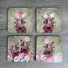 Coasters - Warthogs & Proteas (Set of 4) - Something From Home - South African Shop