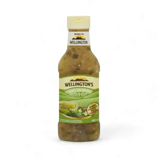 Wellington Sauce Jalapeno 500ml bottle sweet and spicy jalapeno flavor no artificial additives