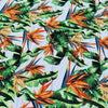 White Tablecloth with Watercolour Strelitzia - Something From Home - South African Shop