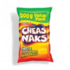Willards Cheesenaks 200g value pack, cheese-flavored snack.