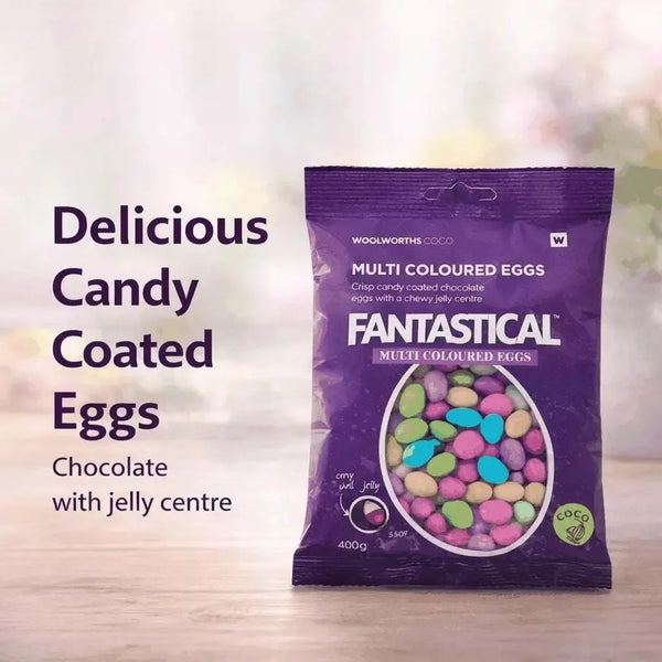Woolworths Fantastical Slab Chocolate Eggs - 150g Facebook Ad