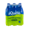 aQuellé Flavoured Sparkling Water - Lemon 500ml (Pack of 6 x 500ml)