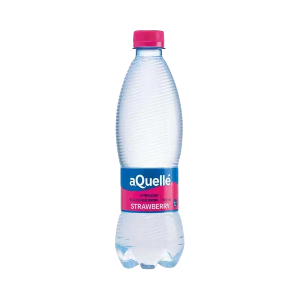 aQuellé Flavoured Sparkling Water - Strawberry 500ml