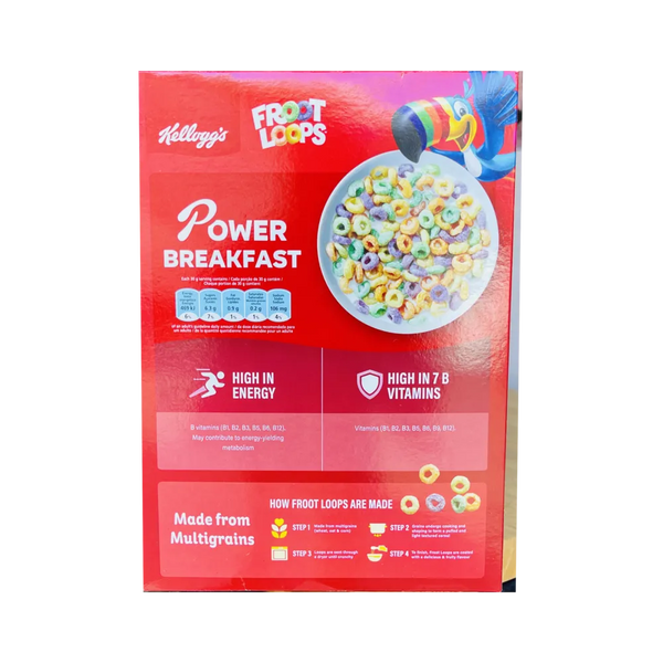 Kellogg's Froot Loops benefits and preparation panel