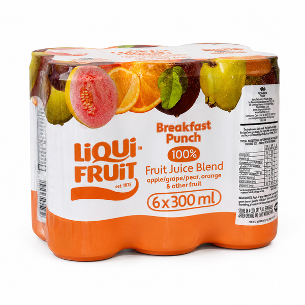 Liqui-Fruit Breakfast Punch Juice 6 x 300ml multipack