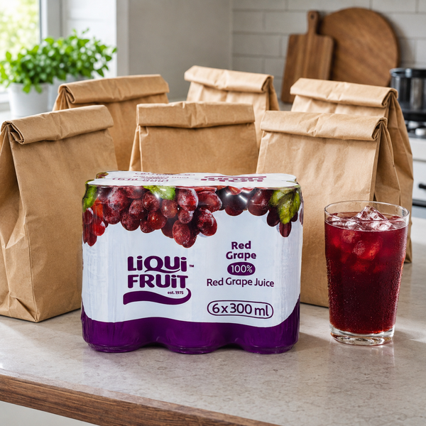 Liqui-Fruit Red Grape 6 x 300ml multipack for lunches