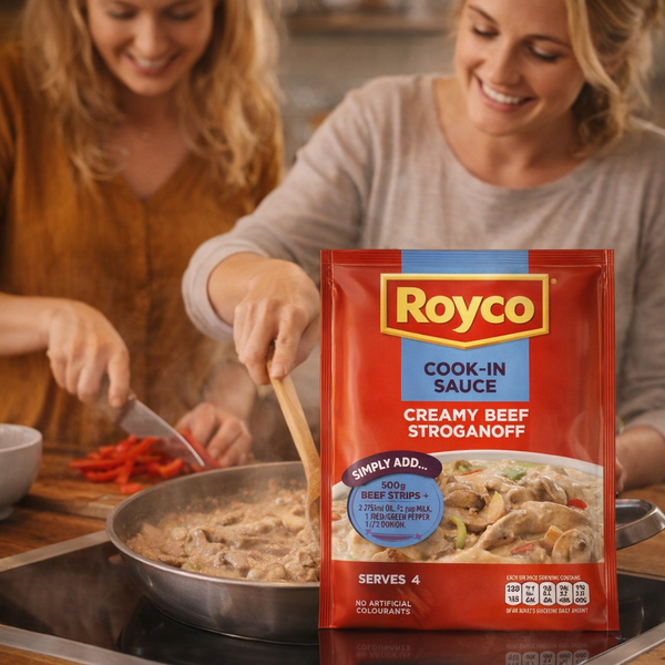Royco Cook-in-Sauce Creamy Beef Stroganoff - 50g Facebook Ad
