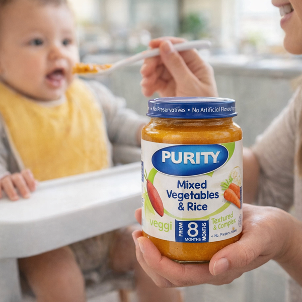 Purity Puree Jar Mixed Vegetables & Rice (Textured & Complex) - 200ml Facebook Ad