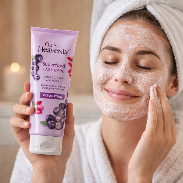 Oh So Heavenly Superfood 2-in-1 Scrub & Mask (110ml) Facebook Ad